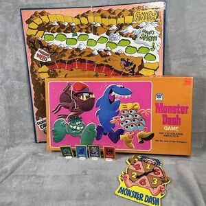Vintage‎ 1975 Monster Dash Board Game Western Pub